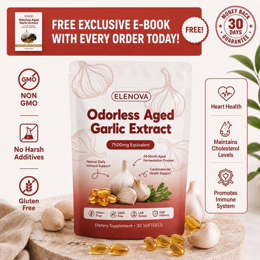 Aged Garlic Extract - 7500mg Odorless Softgels